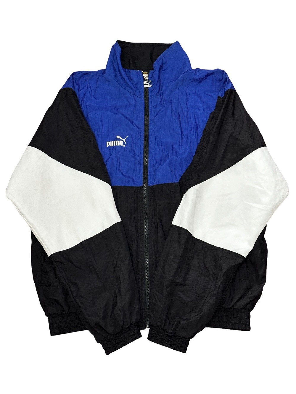 Vintage 90s Puma Colorblock Windbreaker Jacket